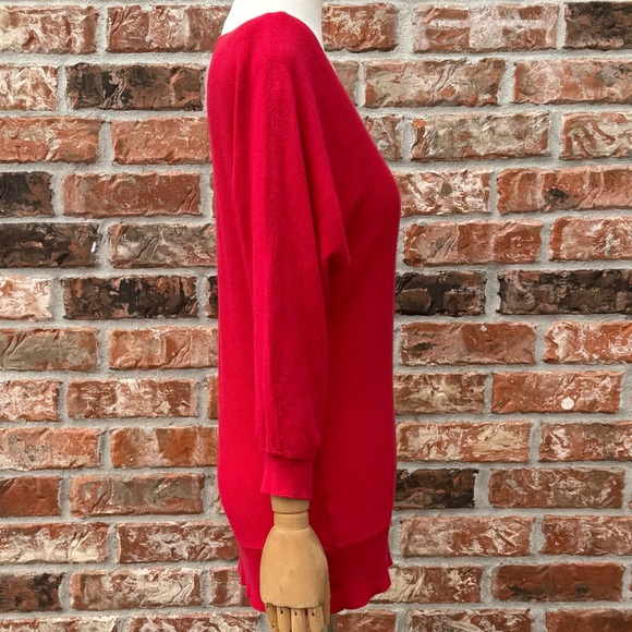 Ann Taylor LOFT silk-blend long sleeve drop waist top / S / Excellent condition - Picture 4 of 11